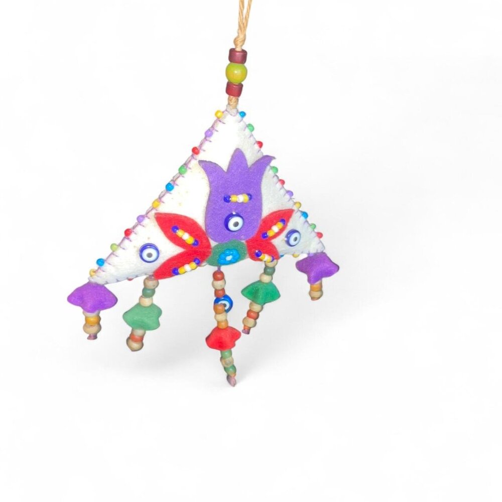 Hanging evil eye handmade decoration